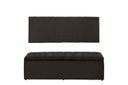 Ver imagem 1 de Kit Calçadeira e Painel Vitoria 138 cm Suede Marrom Escuro