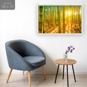 Ver imagem 2 de Quadro Decorativo Árvores Bambu: Mod. 0397 Collor-ink Mod.0397 50 X 75cm Branco