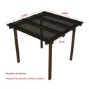 Ver imagem 4 de Kit Policarbonato Fume 6mm 2,00m X 3,00m - Perfis Naturais