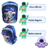 Kit Mochila Escolar Infantil Astronauta Espaço Mais Lancheira e Estojo Reforçada com Alça - 3