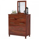 Ver imagem 2 de Cômoda Lisboa 4 Gavetas Mogano - Lanes