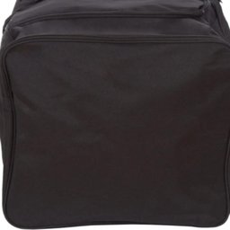Bolsa Mala Gigante Sacola Mudanca Sacoleira Compras com Alça e Ziper Preta - 4