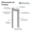 Ver imagem 3 de Porta-geladeira 73 Cm 1 Porta Basculante Branco Vik Madesa