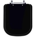 Ver imagem 1 de Assento Sanitário Debba Matte Black para Vaso Roca