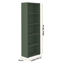 Ver imagem 3 de Estante Para Livros E Decoração Com 5 Nichos Multy Artely Menta