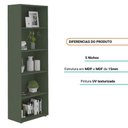 Ver imagem 5 de Estante Para Livros E Decoração Com 5 Nichos Multy Artely Menta