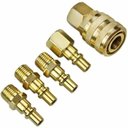 Ver imagem 1 de Jogo Engate Rapido 1/4 5 Peças Para Equipamentos Pneumaticos