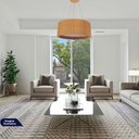 Ver imagem 4 de Lustre Pendente Madeira Redondo 70x20cm - Freijó