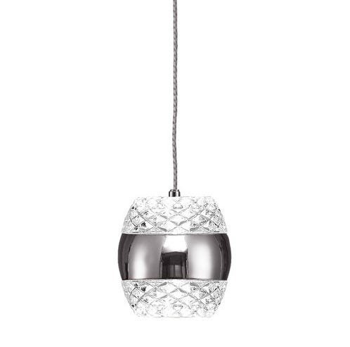 Pendente Mantra Khalifa Cromado Cristal Transparente 14X14CM LED 6W Mantra Ref 5167 - 1