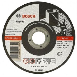 Disco de Corte Reto Para Inox 9x5/64x7/8 - 26086.005.22 - BOSCH