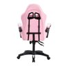 Cadeira Giratória Gamer Kl1 - Branco e Rosa - 5