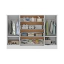 Ver imagem 4 de Cômoda Infantil 125cm 2 Portas e 4 Gavetas Encanto Multimóveis Mp4450 Branco Branco