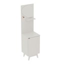 Ver imagem 4 de Gabinete de Banheiro Moderno com Espelho Orgânico e 1 Porta 45cm Tecnomobili