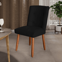 Ver imagem 2 de Kit 2 Cadeiras Sala de Jantar Cozinha Estofada Paris Suede - Twdecora