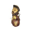 Ver imagem 3 de Imagem São Francisco De Assis Madeira Pintada A Mão Rustica