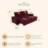 Sofá Retrátil e Reclinável 2,90m Suede Isis - 4