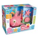 Ver imagem 1 de Brinquedo para Banho Kit Tubarão Rosa Fundo do Mar +3 Meses Cometa Brinquedos