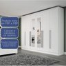 Guarda-Roupa Casal com Espelho 6 Portas 8 Gavetas 270cm Sevilla - 6