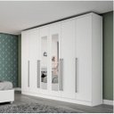 Ver imagem 2 de Guarda-Roupa Casal com Espelho 6 Portas 8 Gavetas 270cm Sevilla