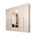 Ver imagem 2 de Guarda-Roupa Casal com Espelho 6 Portas 8 Gavetas 270cm Sevilla