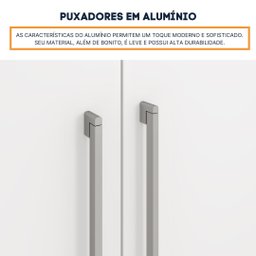 Guarda-Roupa Casal com Espelho 6 Portas 8 Gavetas 270cm Sevilla - 16