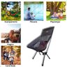 Cadeira Camping Pesca Dobrável Acampamento Praia Portatil Preto - 4