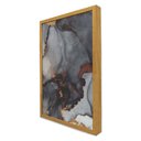 Ver imagem 5 de Quadro Decorativo Abstrato Mármore Elegance Black Gray em Moldura Caixa Tacolado Moldura Trad 1cm Ma