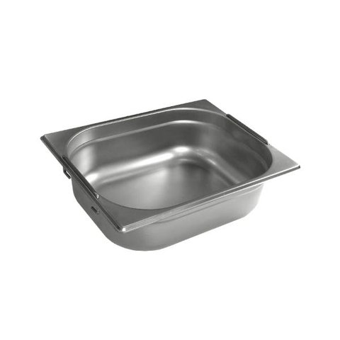 Cuba Gastronômica Inox GN 1/2x100 mm 5,9 L COM ALÇA