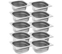 Ver imagem 1 de Conj 18 Cuba Gastronômica Inox GN 1/6x65 mm 1,0 L sem alça