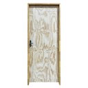 Ver imagem 2 de Kit Porta de Madeira Lisa Amescla Batente Pinus 9 cm com Fechadura Lado Direito 210 x 72 Somad