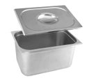 Ver imagem 1 de Cuba Gastronômica Inox GN 1/1x200 mm 27,5 L sem alça Lume Inox COM TAMPA