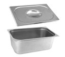 Ver imagem 1 de Cuba Gastronômica Inox GN 1/1x150 mm 21 L sem alça Lume Inox COM TAMPA