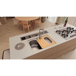 Cuba Morgana 60 Fx Undermount Inox 69x49cm com Acessórios Tramontina - 3