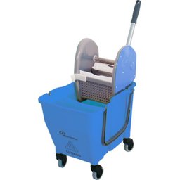 Balde Espremedor para MOP Úmido Doblô 30 Litros Azul NY109 Bralimpia - 1 Balde Espremedor para MOP Úmido Doblô 30 Litros Azul NY109 Bralimpia - 1