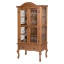 Ver imagem 1 de Cristaleira Versalhes 2 Portas e 1 Gaveta Cor Amendoa 192 Cm - 63697