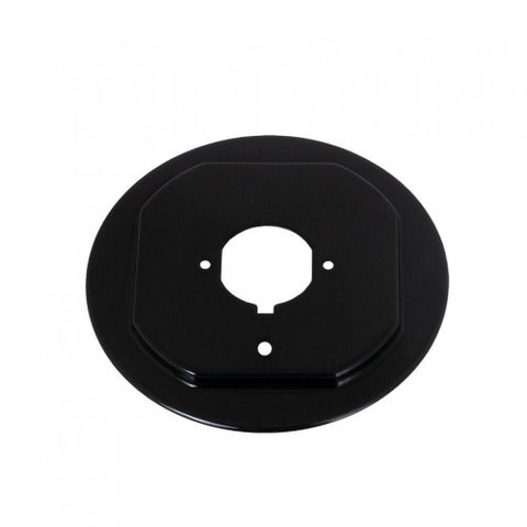 Flange Esmaltada Grande Sistema Anti-rotação para Cooktop Preto