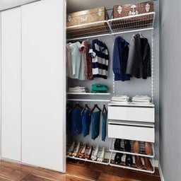 Prateleira Aço Aço 90X40 cm Branco Dicarlo - 2