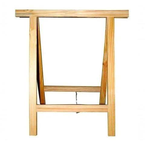 Cavalete Para Apoio Mesa Bancada Madeira Pinus 100cm