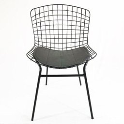 Kit 2 Cadeiras para cozinha BERTÓIA preta tubular - Direto de Fábrica - 6
