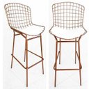 Ver imagem 1 de Kit 2 Banquetas BERTÓIA cobre assento branco tubular altura 70cm - Direto de Fábrica