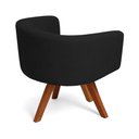 Ver imagem 7 de Poltrona Sala Base Giratória Madeira Kit 2 Arielle Suede Cinza D03 - D’Rossi
