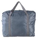 Ver imagem 3 de Mochila Sacola Dobrável com bolso laranja/cinza