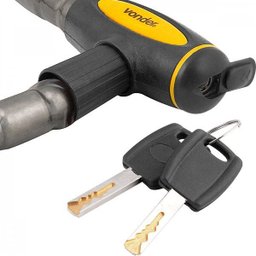 Cadeado para moto 100 cm com chave Vonder - 3