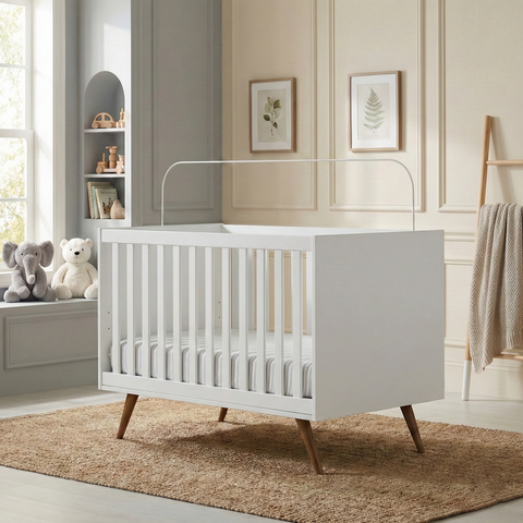 Berço Mini Cama 3 em 1 Americano 100% MDF Ayla