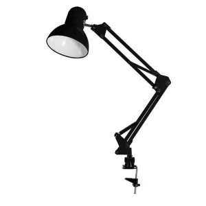 Luminária Articulada de Mesa Bivolt com Clip Ajustável