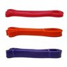 Kit com 3 Super Band Elástico Extensor para Fisioterapia Crossfit Academia - 1