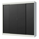 Ver imagem 3 de Guarda-roupa Casal Madesa Austin 4 Portas de Correr 3 Gavetas