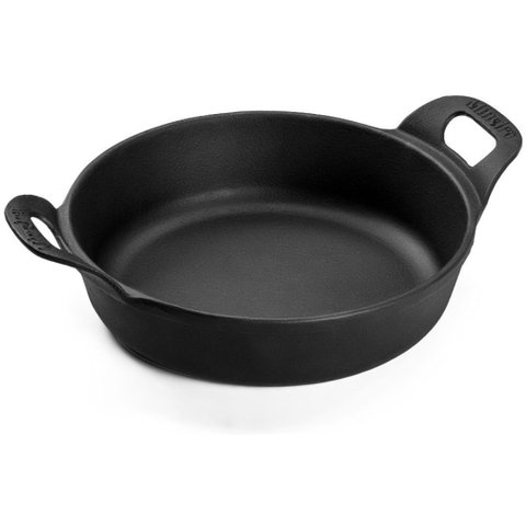 Travessa Redonda 22cm Alça de Ferro Panela Mineira