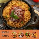 Ver imagem 3 de Travessa Redonda 22cm Alça de Ferro Panela Mineira