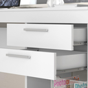 Ver imagem 6 de Escrivaninha Office 121cm com 2 Gavetas Branca - Notável Móveis